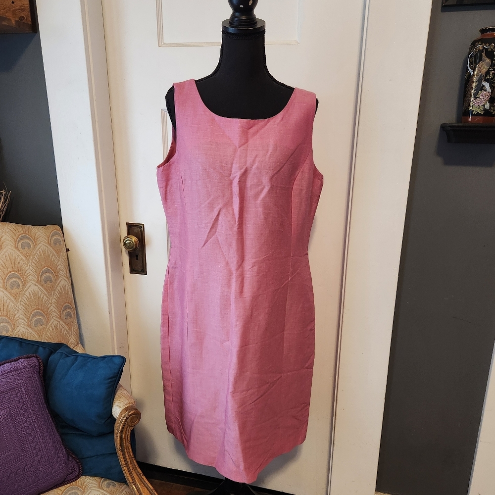 Ann Taylor Pink Sleeveless Dress